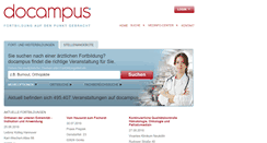 Desktop Screenshot of docampus.de